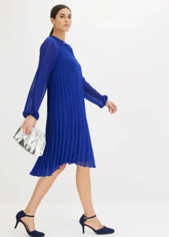 Sale Minivestido de gasa fina con plisado Mujer Vestidos|Novedades