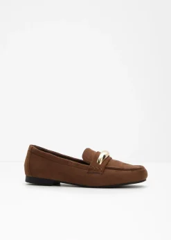 Outlet Mocasines con detalles metalizados Mujer Mocasines|Zapatos Primavera-Verano