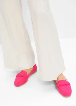 Hot Mocasines con detalles trenzados Mujer Tendencias·Zapatos Veganos|Mocasines