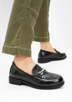Outlet Mocasines con hebilla Mujer Tendencias·Zapatos Veganos|Mocasines