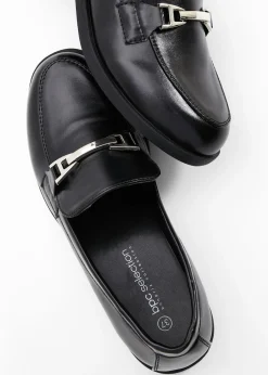 Outlet Mocasines con hebilla Mujer Tendencias·Zapatos Veganos|Mocasines