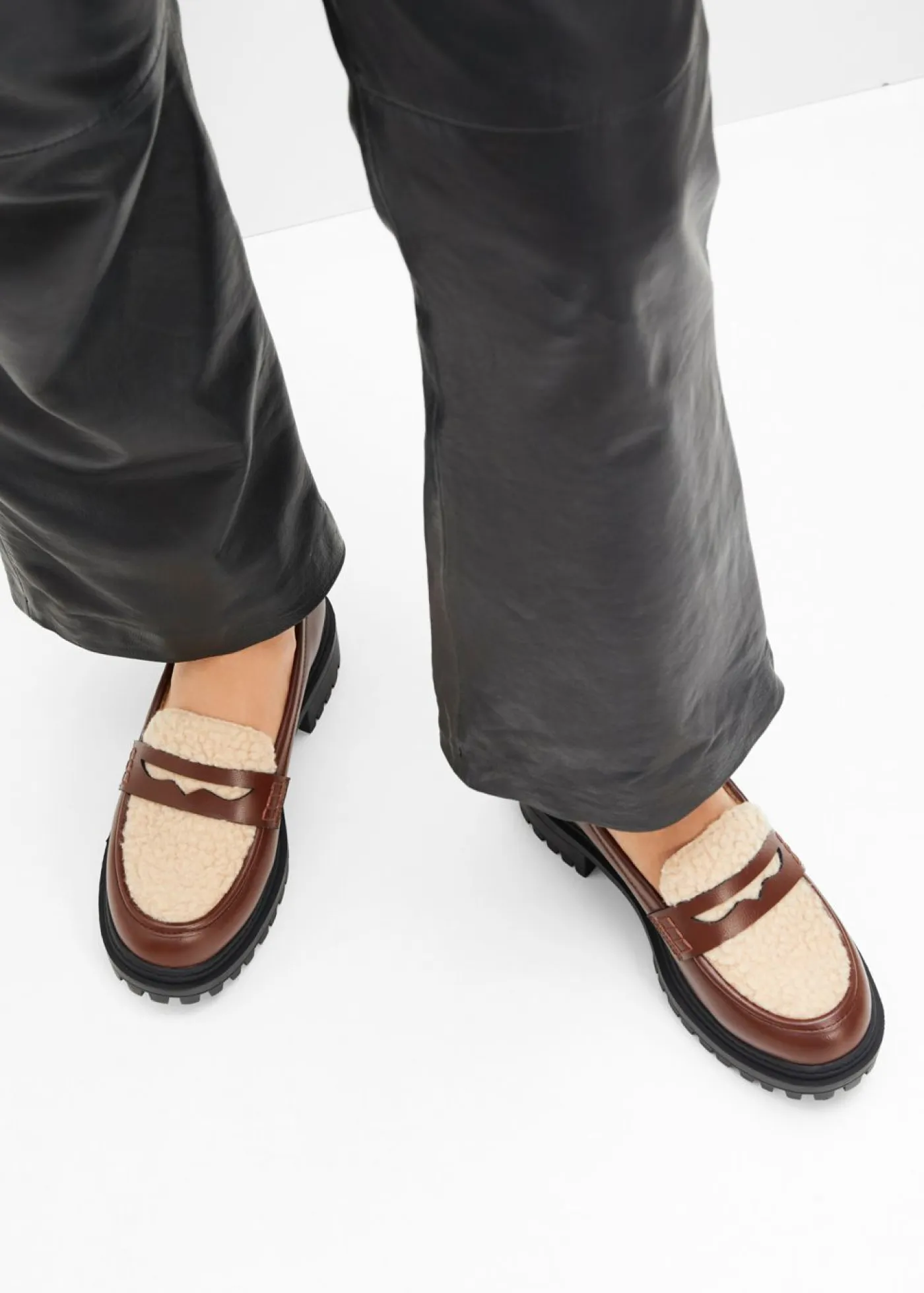 Hot Mocasín Chunky Mujer Tendencias·Zapatos Veganos|Zapatos Primavera-Verano