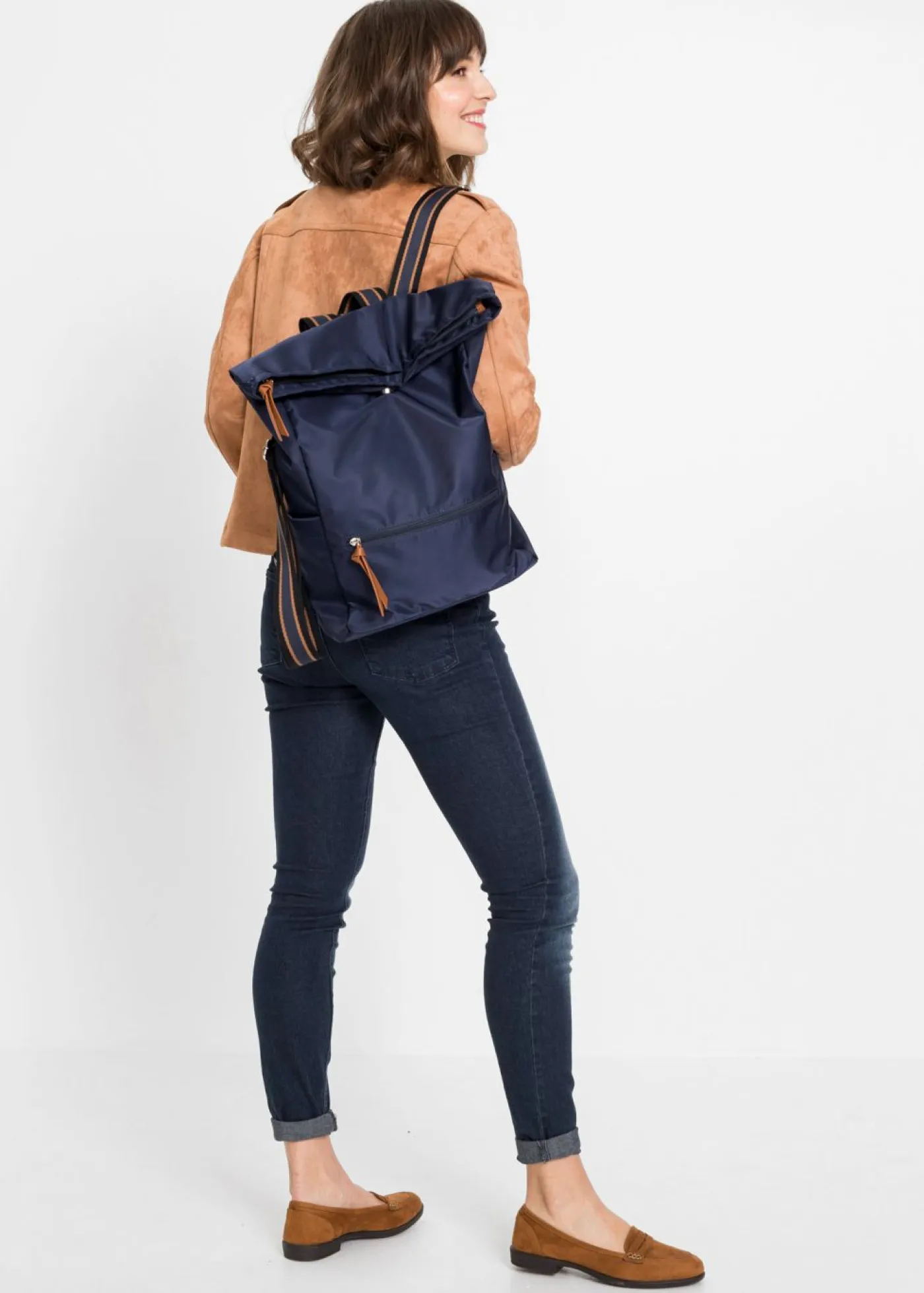 Best Mochila con detalles en contraste Mujer Novedades|Bolsos