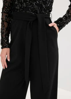 Online Mono con bordado de lentejuelas Mujer Monos|Ropa Elegante