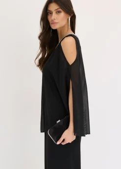 Sale Mono con capa y adornos de piedras brillantes Mujer Monos|Ropa Elegante