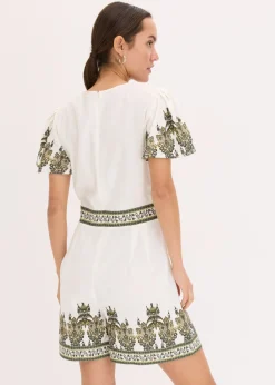Outlet Mono con contenido de lino Mujer Monos