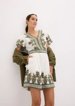 Outlet Mono con contenido de lino Mujer Monos
