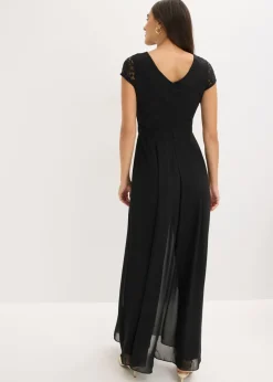 Outlet Mono con encaje e inserto de gasa Mujer Monos|Novedades