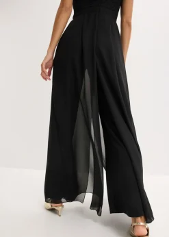 Outlet Mono con encaje e inserto de gasa Mujer Monos|Novedades