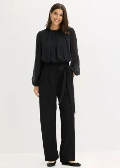 Outlet Mono con gasa y purpurina Mujer Monos