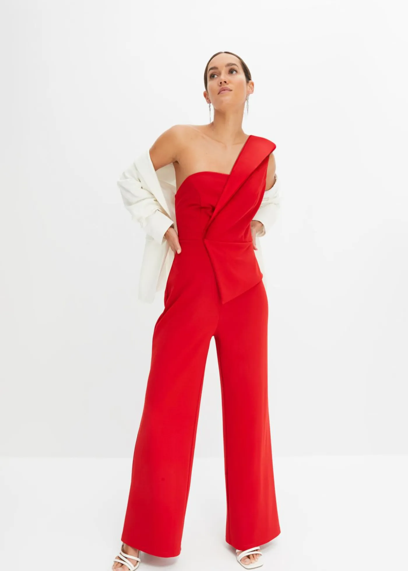 Online Mono de crepé estructurado Mujer Monos|Ropa Elegante