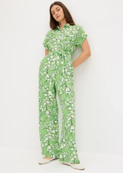 New Mono de mezcla de viscosa fluida Mujer Monos