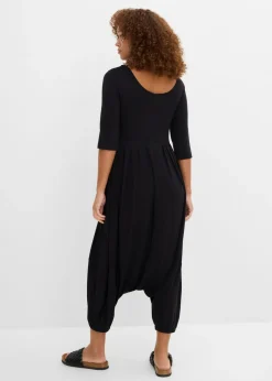 Sale Mono de punto de mezcla de viscosa fluida Mujer Monos