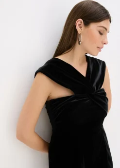 Mono de punto de terciopelo fluido Mujer Monos
