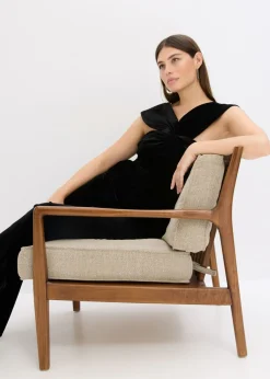 Mono de punto de terciopelo fluido Mujer Monos