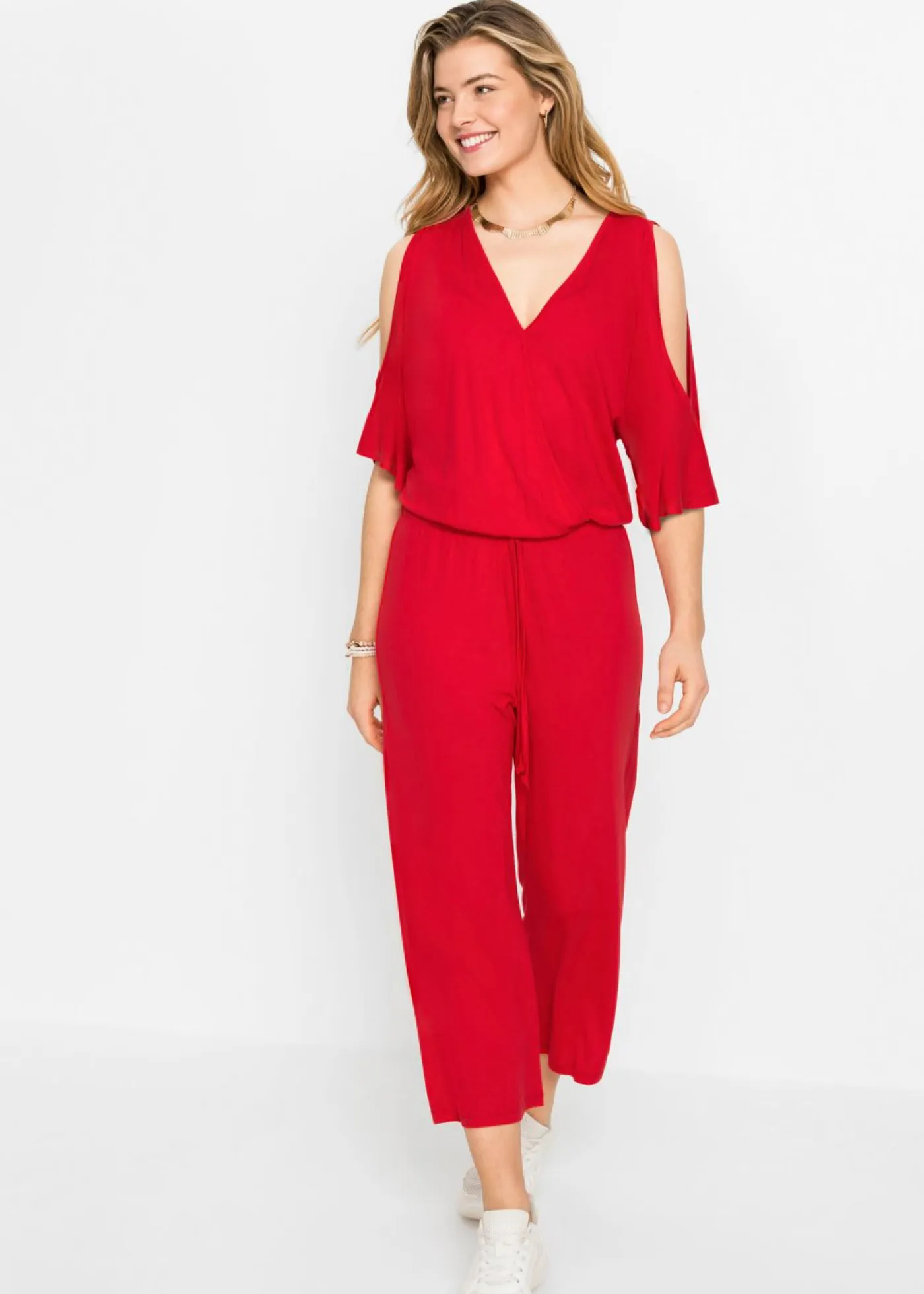 Outlet Mono de punto de viscosa fluida Mujer Monos