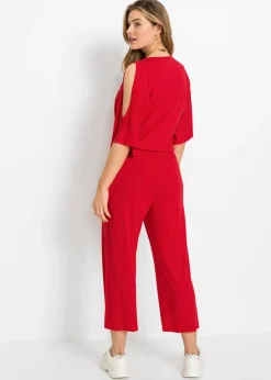 Outlet Mono de punto de viscosa fluida Mujer Monos