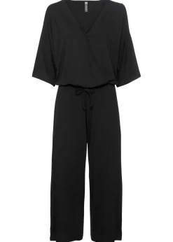 Online Mono de punto de viscosa fluida Mujer Monos