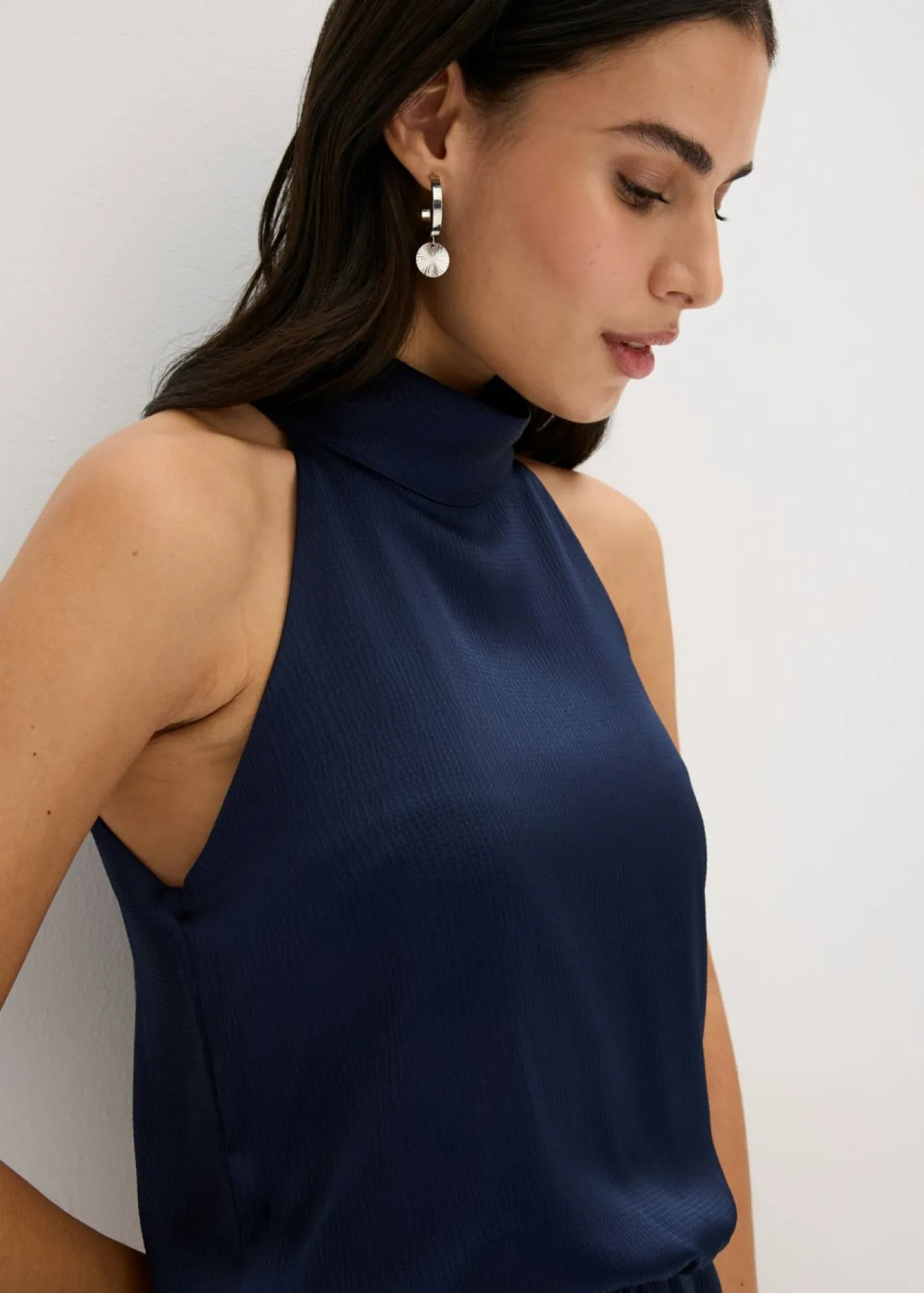 Discount Mono de satén estructurado Mujer Monos|Ropa Elegante