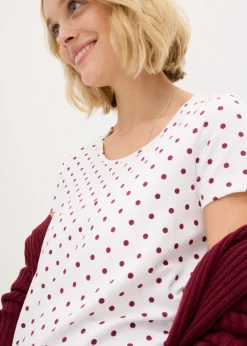 Sale Pack de 2 camisetas premamá de algodón orgánico Mujer Premamá