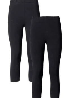 Discount Pack de 2 leggings cropped Mujer Básicos|Pantalones