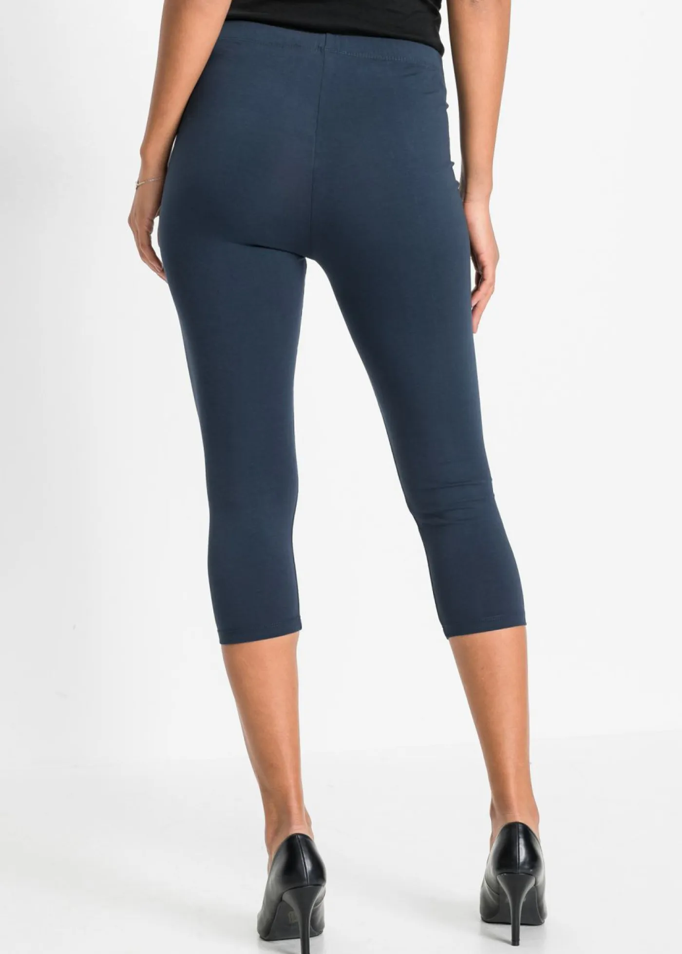 Outlet Pack de 2 leggings cropped Mujer Básicos|Pantalones