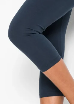 Outlet Pack de 2 leggings cropped Mujer Básicos|Pantalones