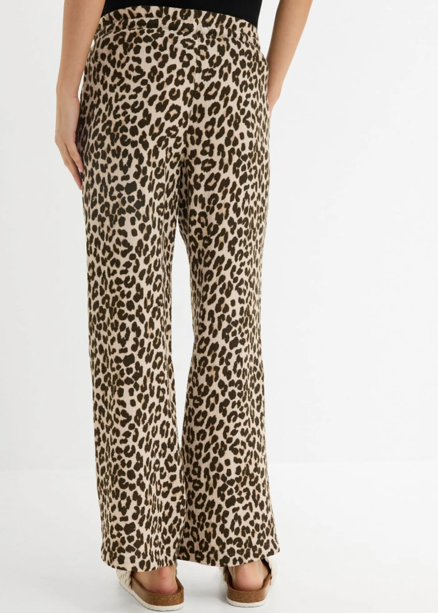 Best Pantalón 2 en 1 de muselina pura de algodón para durante y después del embarazo Mujer Premamá