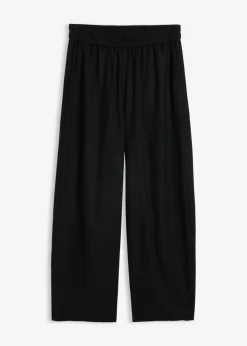 Sale Pantalón acampanado de mezcla de lino ligero Mujer Conjuntos De Ropa|Pantalones