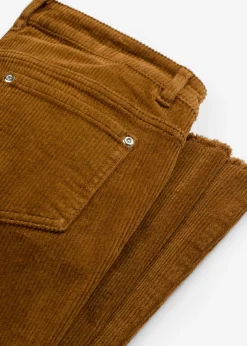 Pantalón acampanado de pana Mujer Pantalones