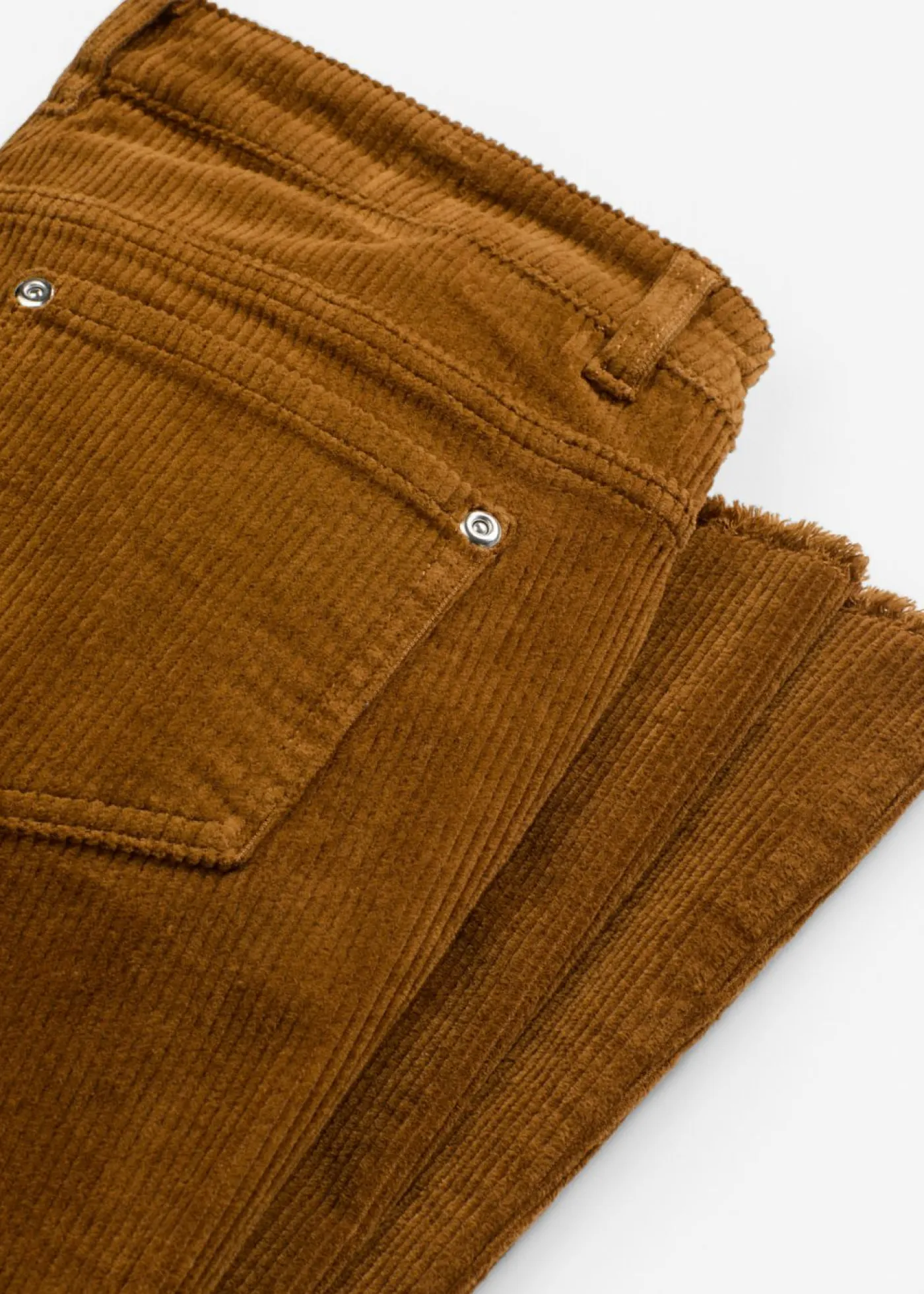 Pantalón acampanado de pana Mujer Pantalones