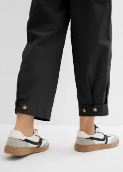 Sale Pantalón acortado tipo cargo Mujer Pantalones|Novedades