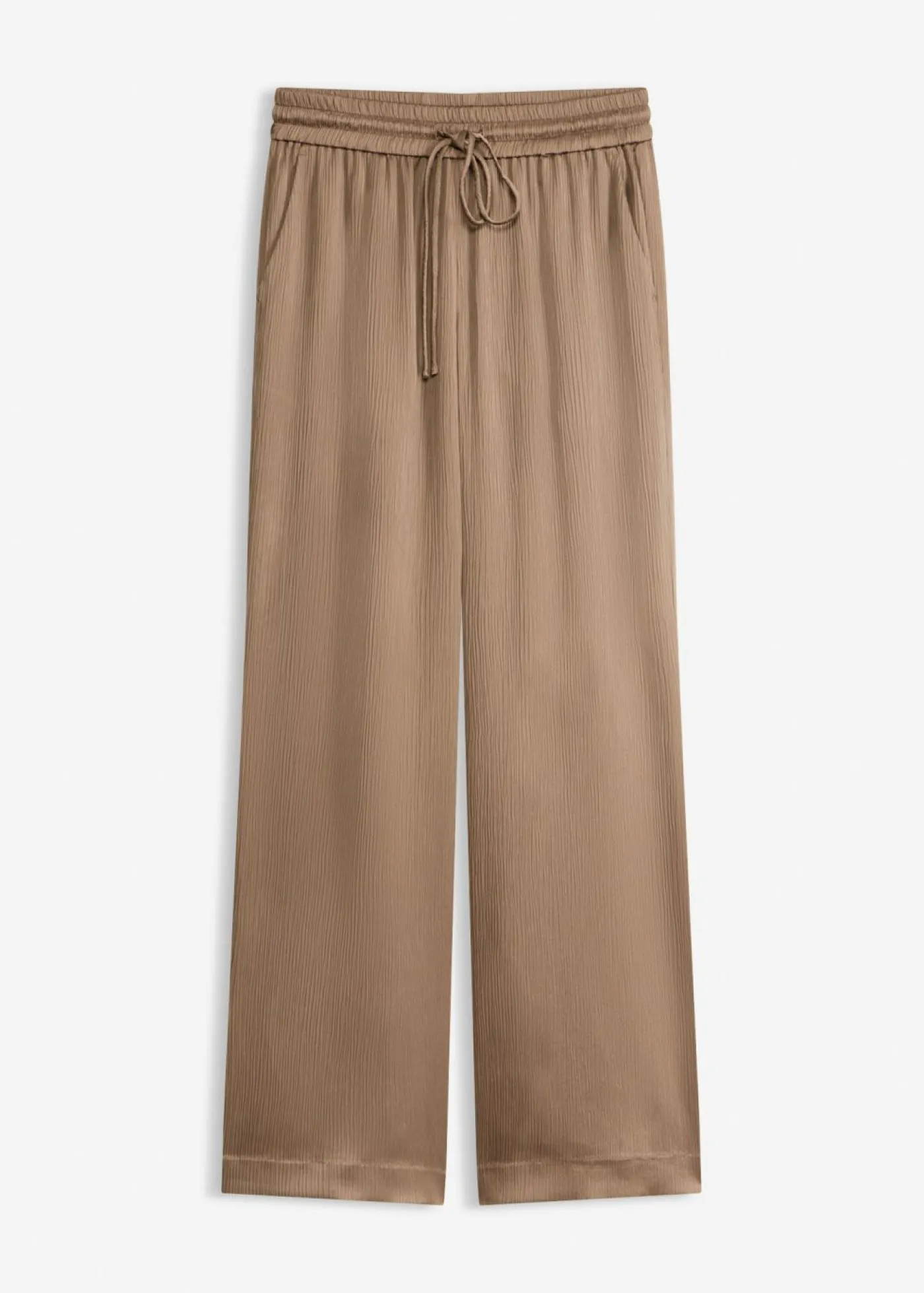 Clearance Pantalón ancho con cinturilla cómoda Mujer Pantalones|Tallas Pequeñas