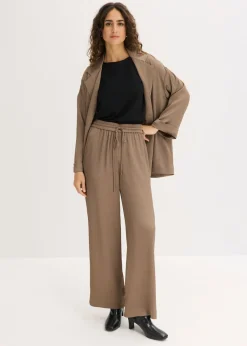 Clearance Pantalón ancho con cinturilla cómoda Mujer Pantalones|Tallas Pequeñas