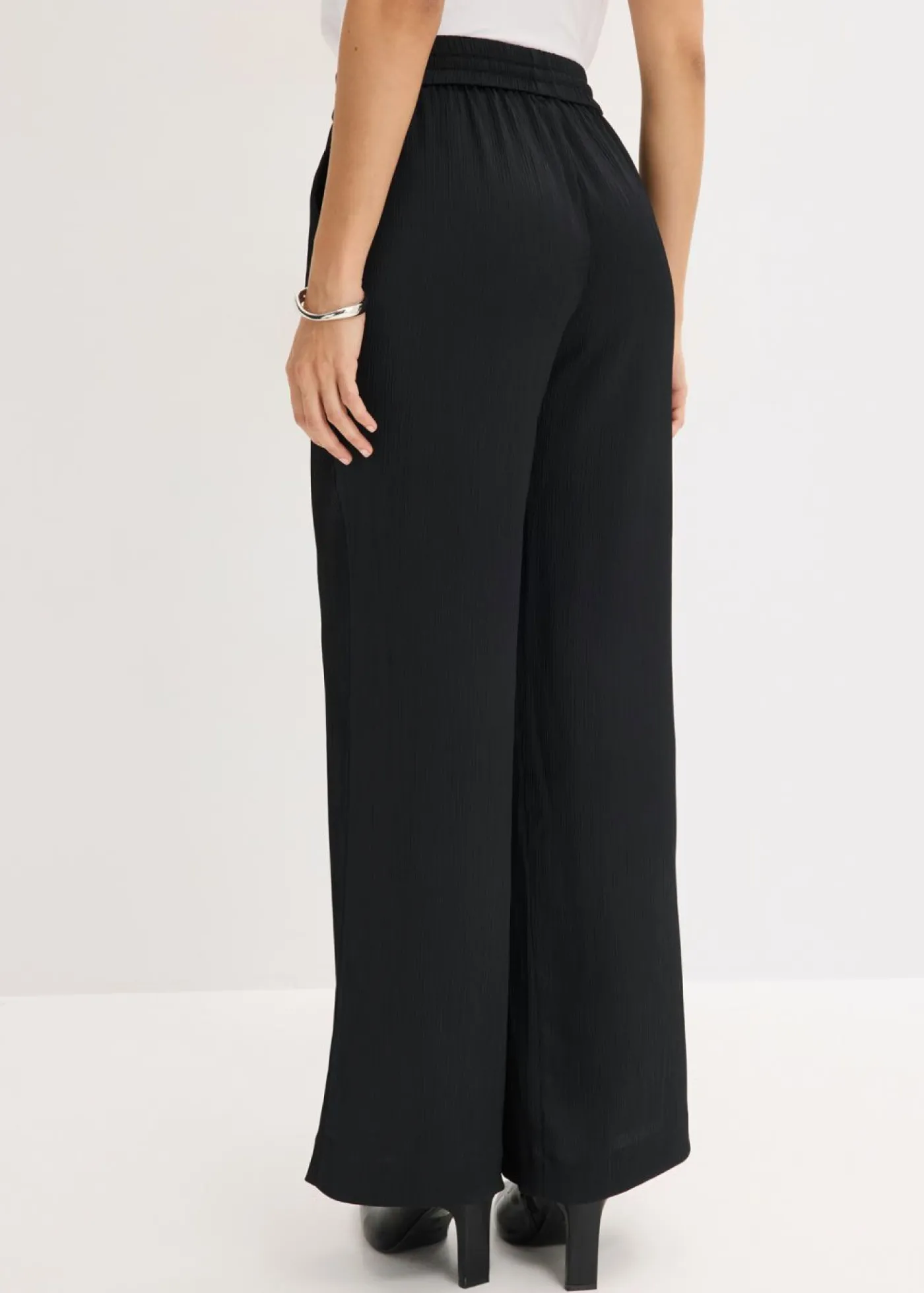 Clearance Pantalón ancho con cinturilla cómoda Mujer Tallas Pequeñas