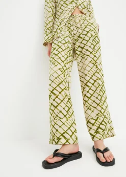 Discount Pantalón ancho con estampado Mujer Pantalones