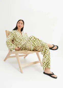 Discount Pantalón ancho con estampado Mujer Pantalones