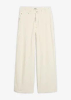 Pantalón ancho de pana Mujer Pantalones