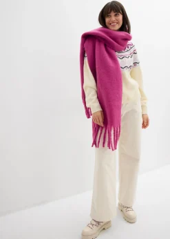 Pantalón ancho de pana Mujer Pantalones
