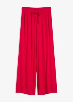 Best Pantalón ancho de viscosa fina Mujer Pantalones