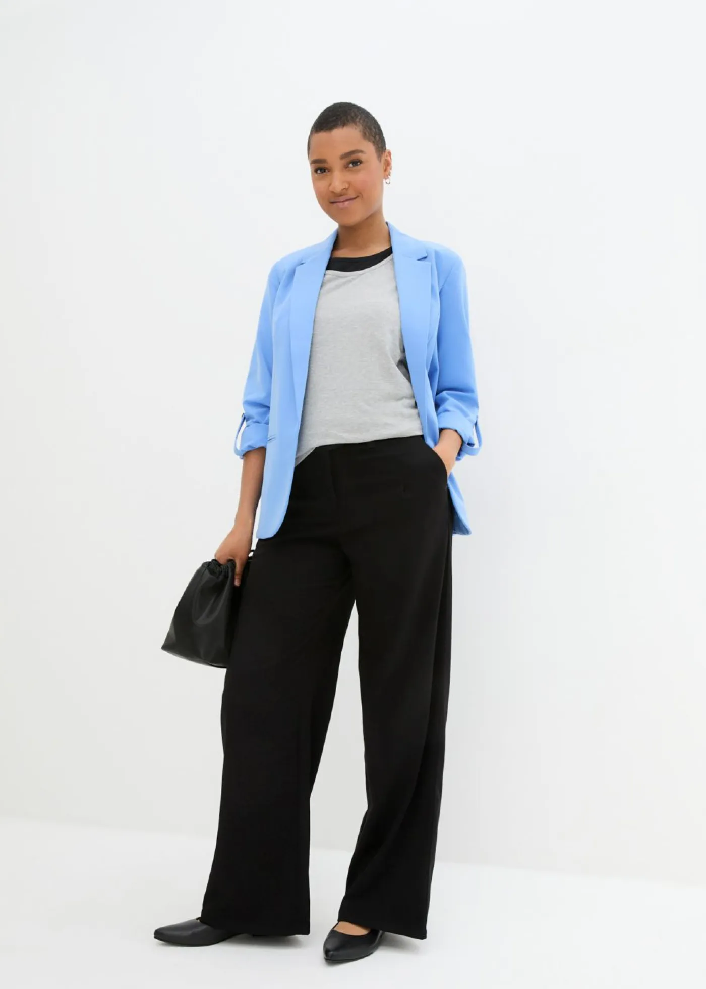 Outlet Pantalón ancho Marlene Mujer Pantalones