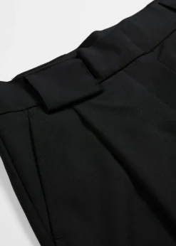 Pantalón barrel con cintura alta Mujer Esenciales|Pantalones