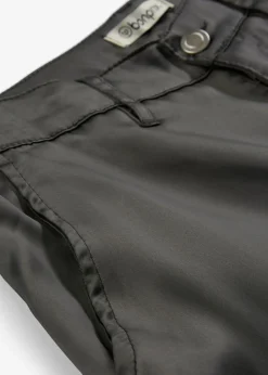 New Pantalón barrel con satén fluido Mujer Pantalones
