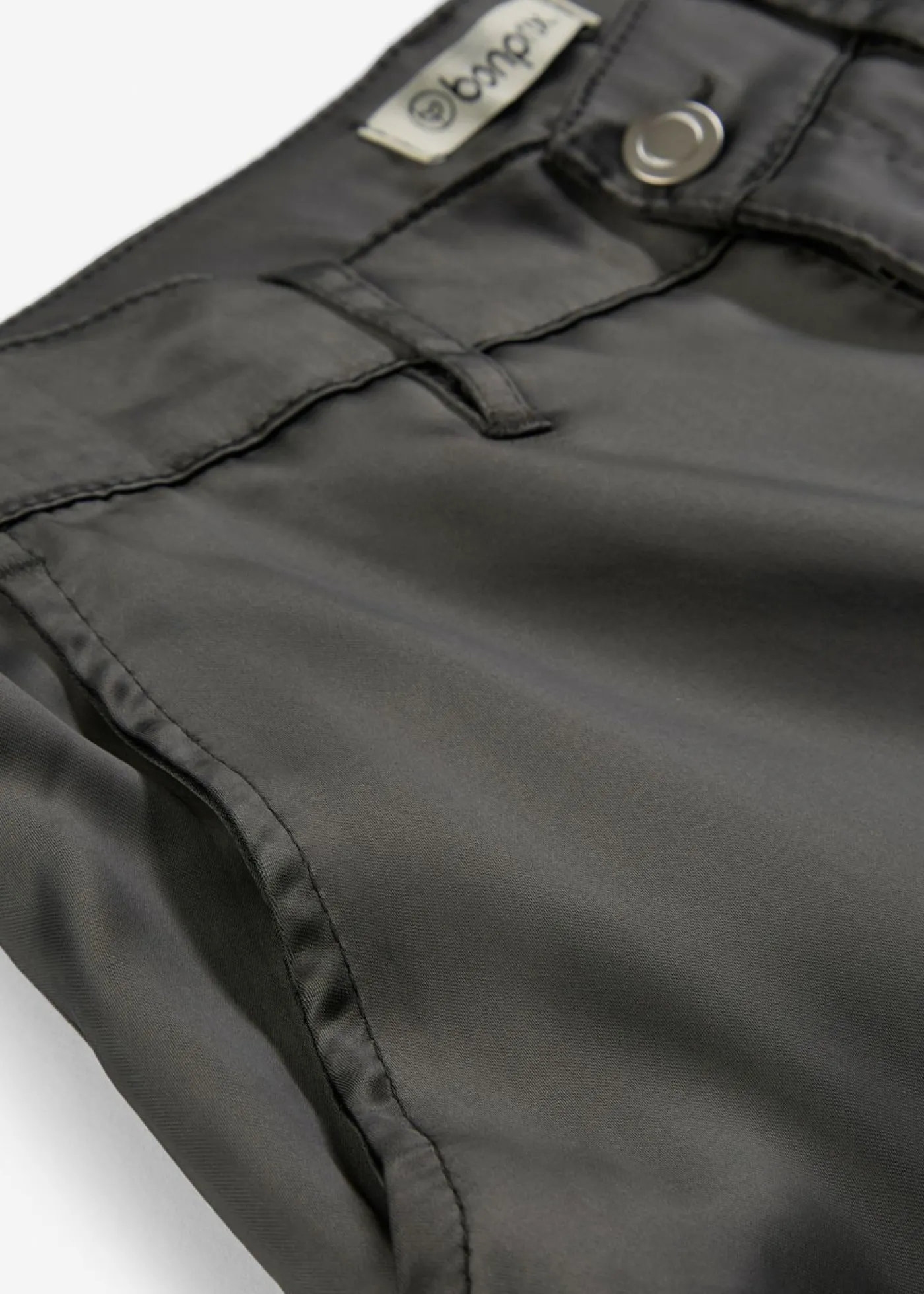 New Pantalón barrel con satén fluido Mujer Pantalones