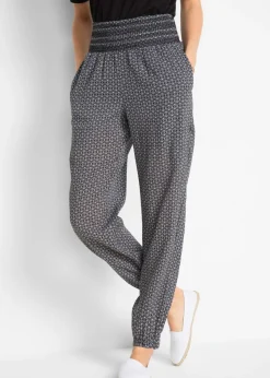 Hot Pantalón bombacho arrugado Mujer Pantalones