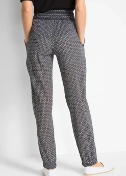 Hot Pantalón bombacho arrugado Mujer Pantalones