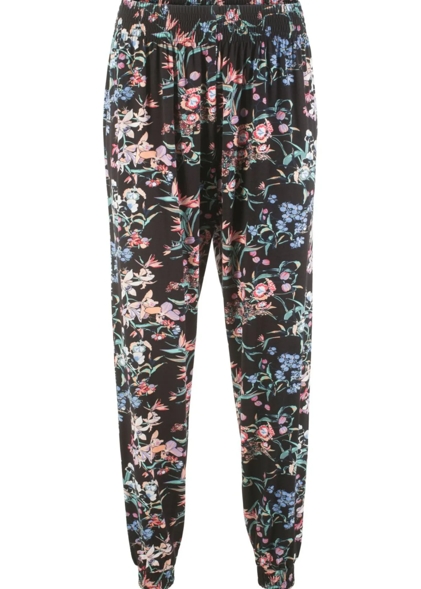 Pantalón bombacho de mezcla de viscosa Mujer Pantalones