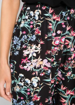 Pantalón bombacho de mezcla de viscosa Mujer Pantalones