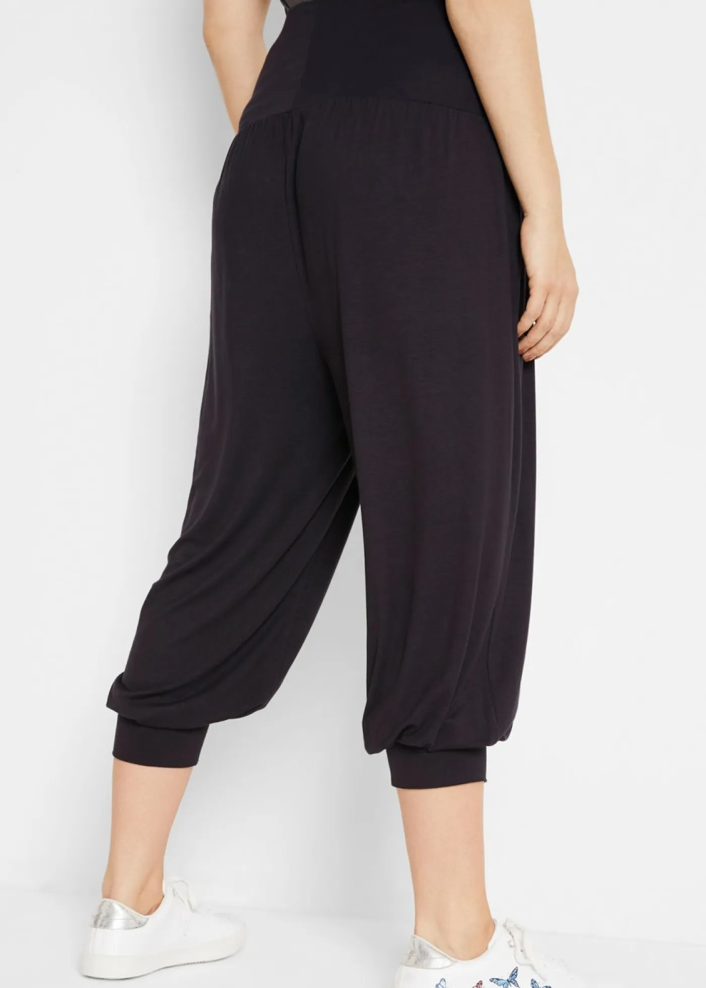Outlet Pantalón bombacho de suave mezcla de viscosa Mujer Pantalones