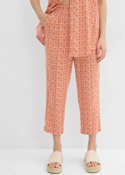 Sale Pantalón bombacho de viscosa Mujer Conjuntos De Ropa|Pantalones